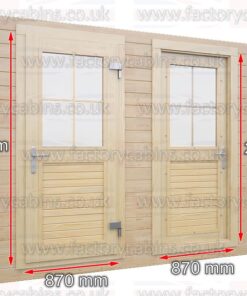 Bespoke Log Cabins Windows and Doors