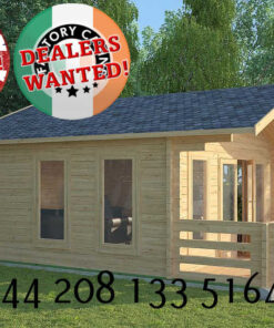 Factory Log Cabins Oswestry - 5.0m x 5.0m - 2083