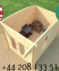 KI Log Cabin - 2.5m x 3.5m - 1598