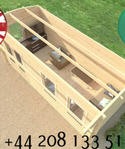KI Log Cabin - 5.5m x 2.5m - 1621