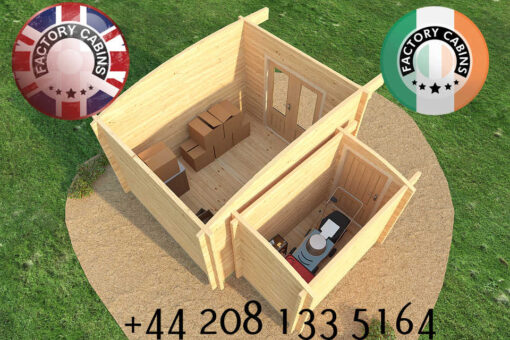 KI Log Cabin - 4.5m x 3.5m - 1611
