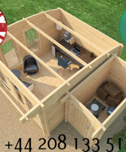 KI Log Cabin - 3.5m x 4.0m - 1620