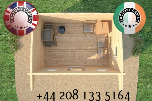 KI Log Cabin - 3.5m x 2.5m - 1602
