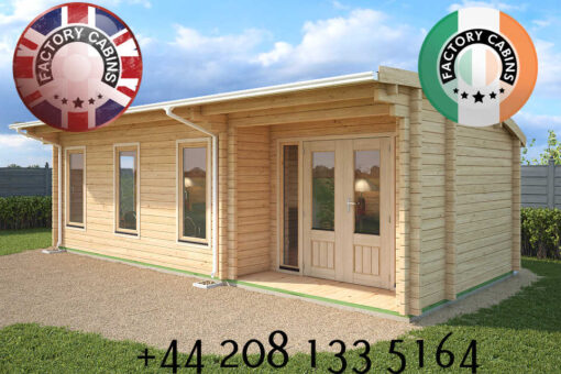 KI Log Cabin - 8.0m x 3.5m - 1633