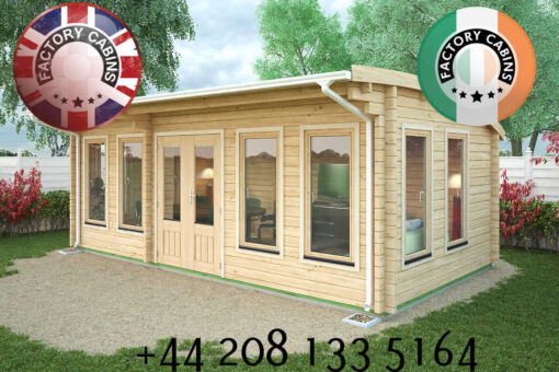 KI Log Cabin - 6.5m x 3.5m - 1625