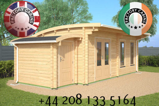 KI Log Cabin - 7.5m x 3.5m - 1635