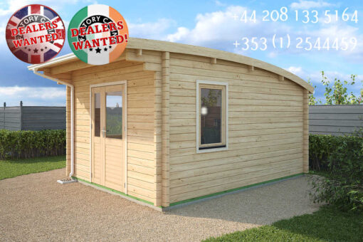 KI Log Cabin - 3.5m x 4.5m - 1655