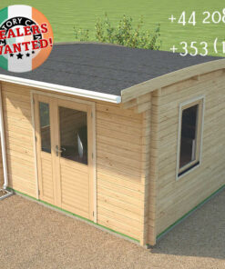 KI Log Cabin - 3.5m x 4.5m - 1655