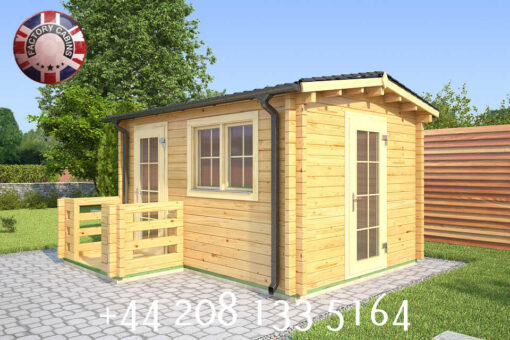 Cornwall Log Cabins 4.0 m x 3.0 m 7010