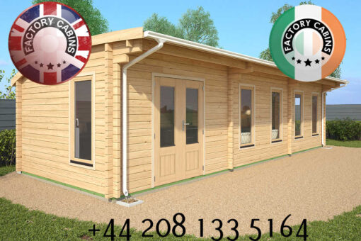 KI Log Cabin 10.0m x 3.5m cabin 1644
