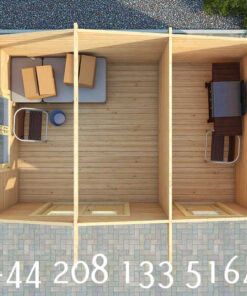 Log Cabin Busan - 4.5m x 3.0m - 43