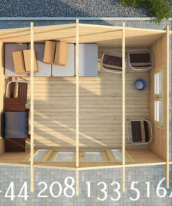 Log Cabin Cologne - 4.0m x 3.0m - 02