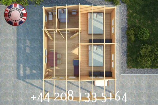 Log Cabin Dubai - 6.0m x 6.0m - 37