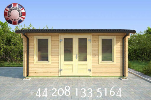 Log Cabin Salvador - 5.0m x 3.0m - 39