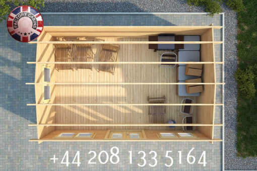 Log Cabin Taipei - 6.0m x 4.0m - 36