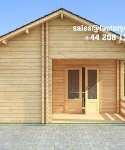 Insulated Twin Skin Multiroom Log Cabin - 5.0m x 9.0m - FC 3080