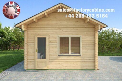 Insulated Twin Skin Multiroom Log Cabin - 4.0m x 6.0m - FC 3084