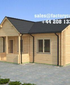 Insulated Twin Skin Multiroom Log Cabin - 5.0m x 10.0m - FC 3098