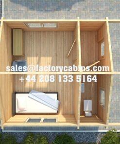 Insulated Twin Skin Multiroom Log Cabin - 4.0m x 4.0m - FC 3113
