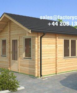 Insulated Twin Skin Multiroom Log Cabin - 4.0m x 4.0m - FC 3115
