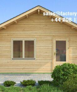 Insulated Twin Skin Multiroom Log Cabin - 5.0m x 5.0m - FC 3119