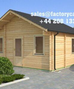 Insulated Twin Skin Multiroom Log Cabin - 5.0m x 5.0m - FC 3123