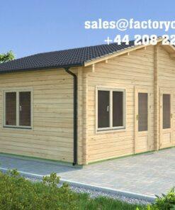 Insulated Twin Skin Multiroom Log Cabin - 7.0m x 5.0m - FC 3107