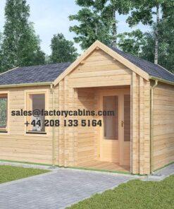 Residential Type TwinSkin Log Cabin - 5.5m x 4.0m - FC 0539