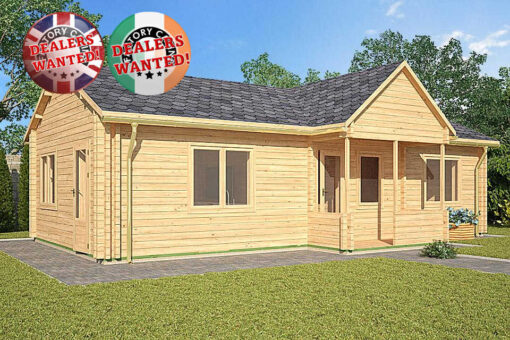 Residential Type Log Cabin - 5.0m x 10.0m - FC 501