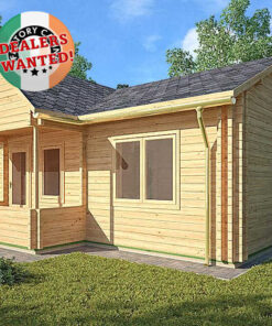 Residential Type TwinSkin Log Cabin - 5.0m x 10.0m - FC 0031
