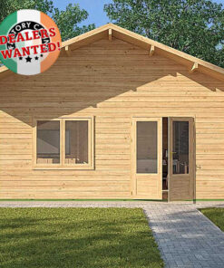 Residential Type Log Cabin - 6.0m x 8.0m - FC 601