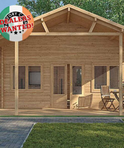 Residential Type Log Cabin - 6.0m x 8.0m - FC 603