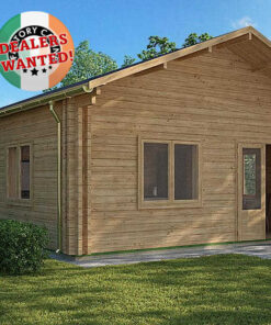 Residential Type Log Cabin - 6.0m x 8.0m - FC 604