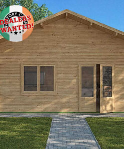 Residential Type Log Cabin - 6.0m x 8.0m - FC 604