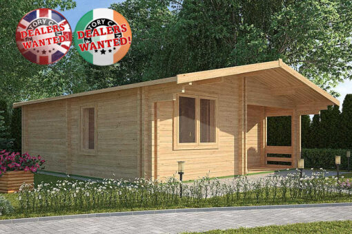 Residential Type Log Cabin - 6.0m x 7.0m - FC 0109