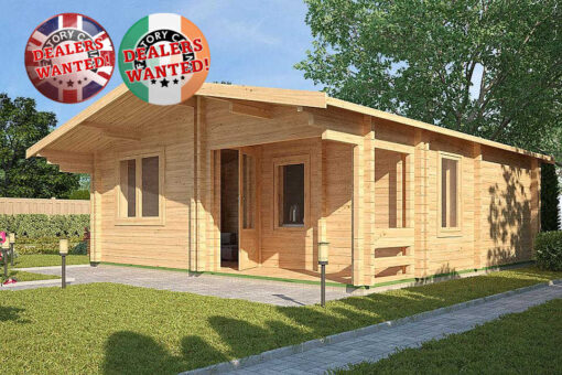 Residential Type Log Cabin - 6.0m x 7.0m - FC 0109