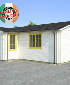 Residential Type TwinSkin Log Cabin - 11.0m x 5.9m - FC 2001