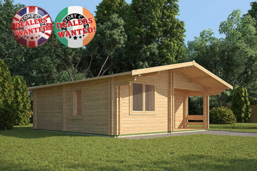 Residential Type Log Cabin - 6.0m x 7.0m - FC 0200