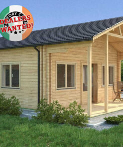 Residential Type TwinSkin Log Cabin - 6.0m x 8.0m - FC 3101
