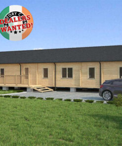 Residential Type TwinSkin Log Cabin - 6.8m x 20.0m - FC 3103