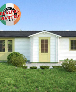 Residential Type TwinSkin Log Cabin - 11.0m x 5.9m - FC 3132