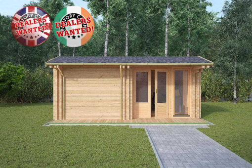 Residential Type Log Cabin - 5.5m x 4.2m - FC 0530