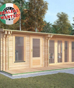 Residential Type Log Cabin - 8.5m x 4.0m - FC 0538