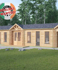 Residential Type TwinSkin Log Cabin - 15.0m x 3.5m - FC 0544