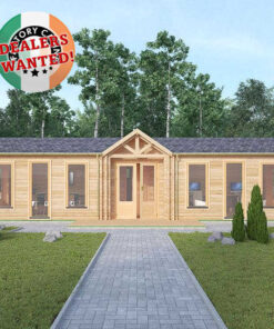 Residential Type TwinSkin Log Cabin - 15.0m x 3.5m - FC 0544