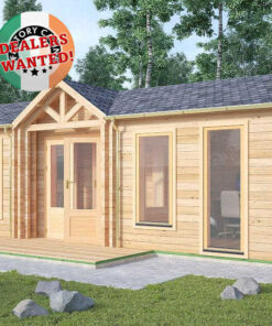 Residential Type TwinSkin Log Cabin - 15.0m x 3.5m - FC 0544