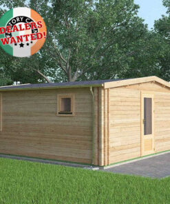 Residential Type TwinSkin Log Cabin - 5.5m x 5.5m - FC 0550