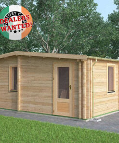 Residential Type TwinSkin Log Cabin - 5.5m x 6.5m - FC 0555