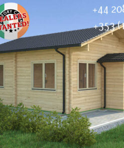 Insulated Twin Skin Multiroom Log Cabin - 5.5m x 5.5m - FC 3096
