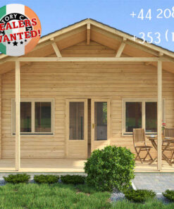 Insulated Twin Skin Multiroom Log Cabin - 6.0m x 8.0m - FC 3101